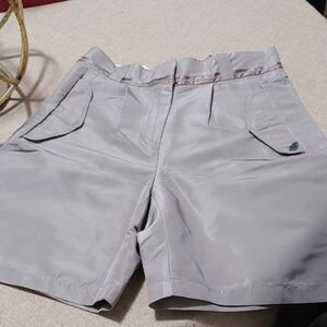 Elegant Gray Ottoman Pants